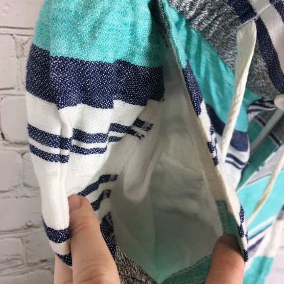 Lou & Grey High Rise wide leg linen crop pants - Picture 7 of 8